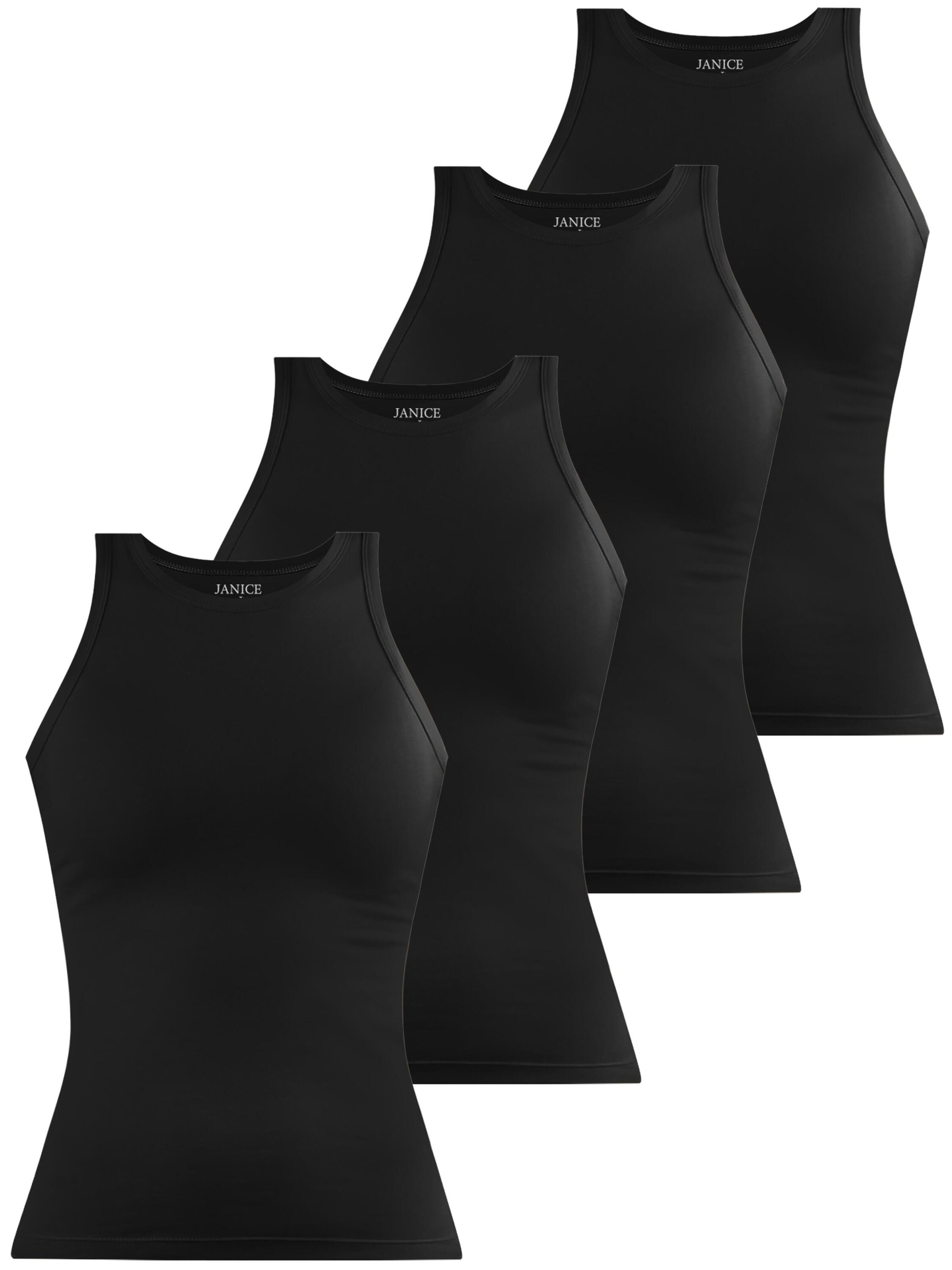 Janice Top ' Nauta ' in Black: front