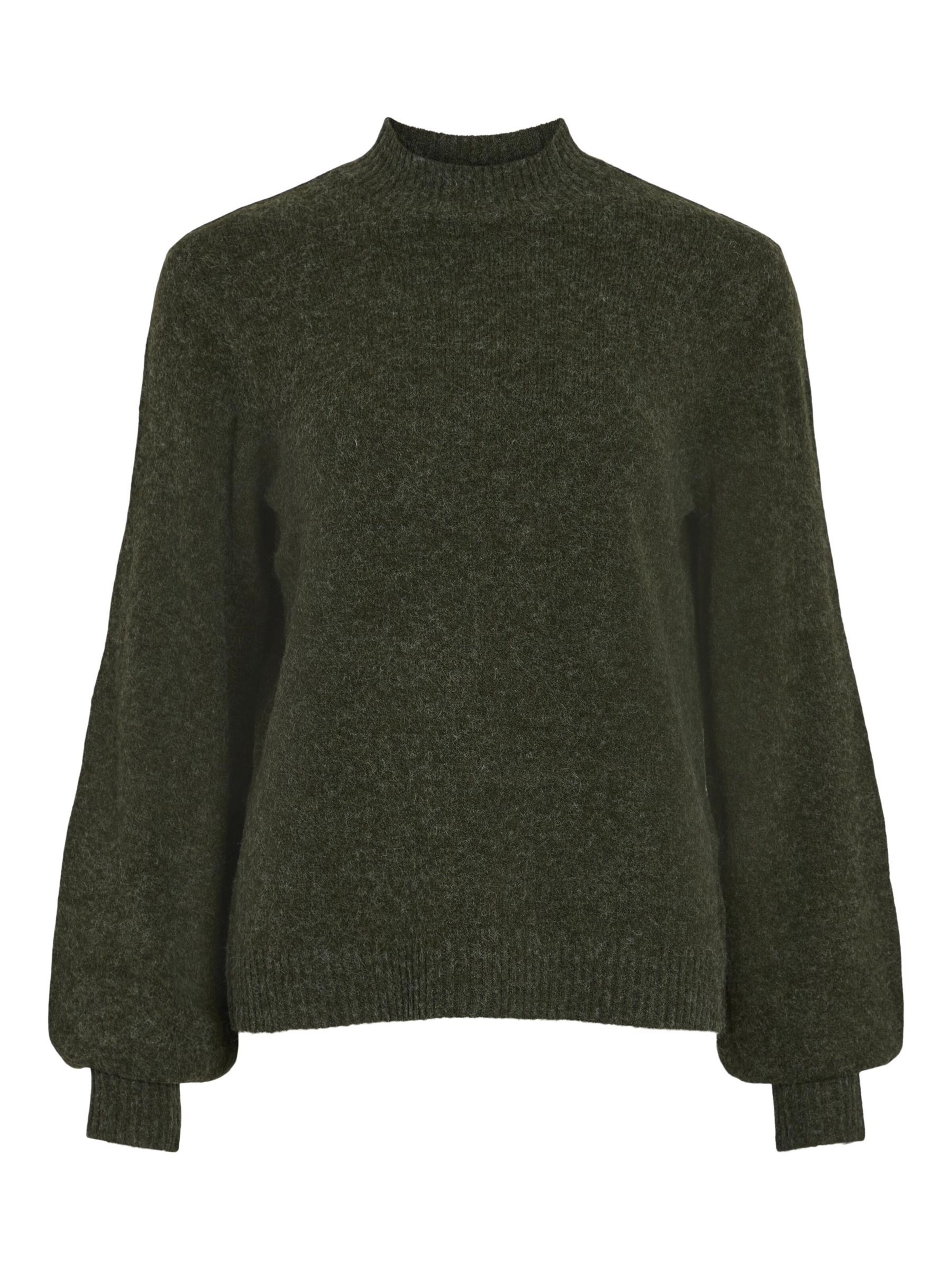 VILA Sweater in Green: front