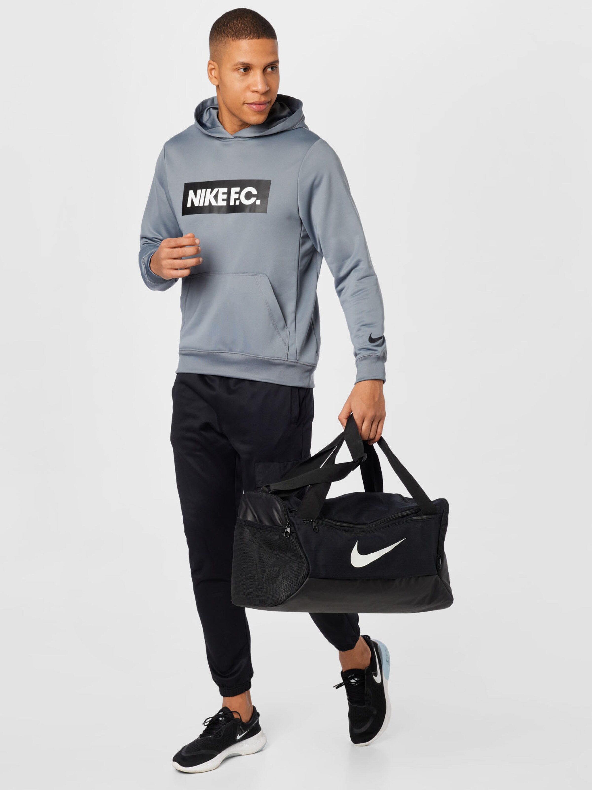Männer Sportarten Nike Sportswear Sportsweatshirt in Silbergrau - OF37703