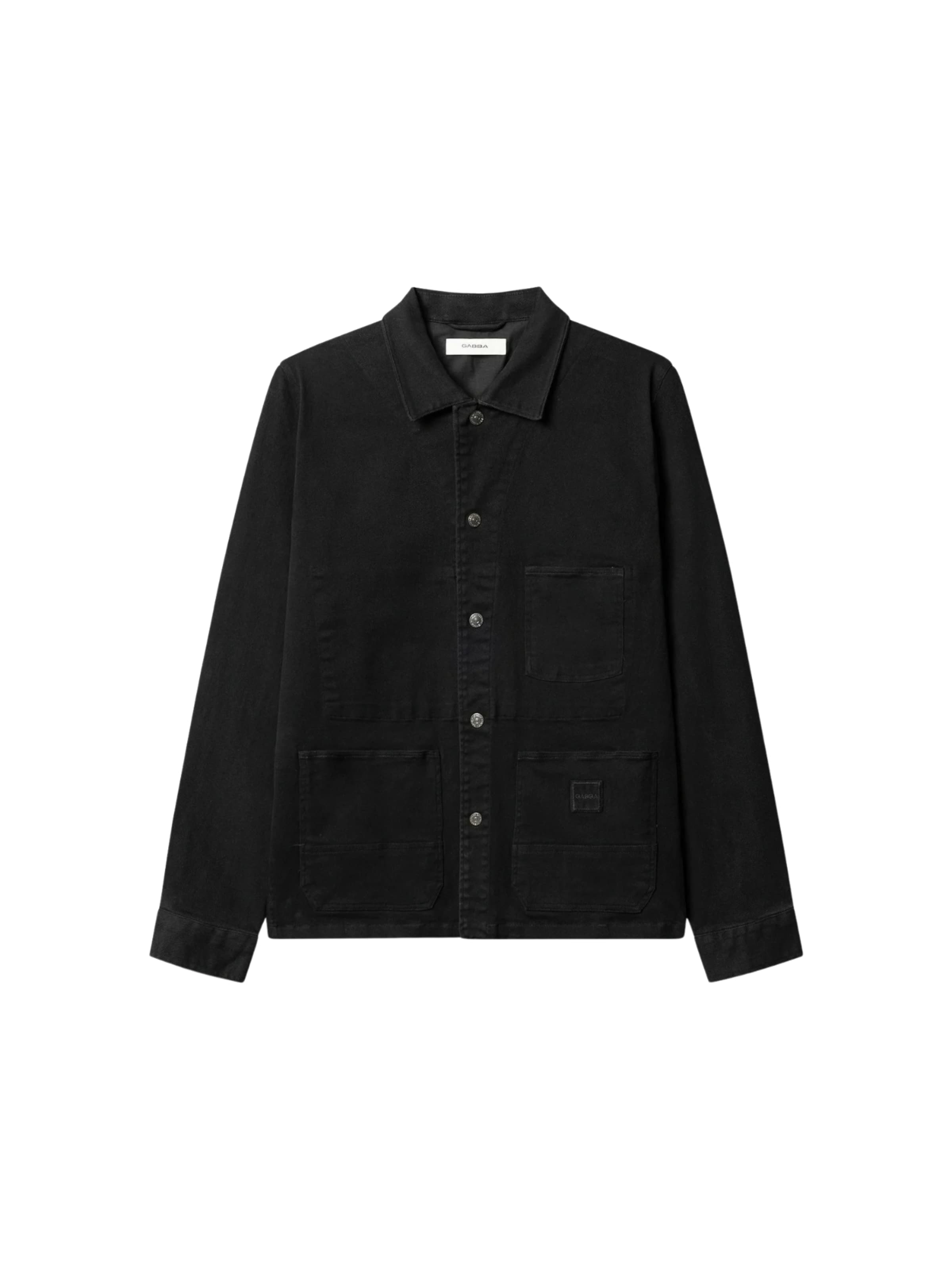 GABBA Jacke 'Beta' in Schwarz: Vorderseite