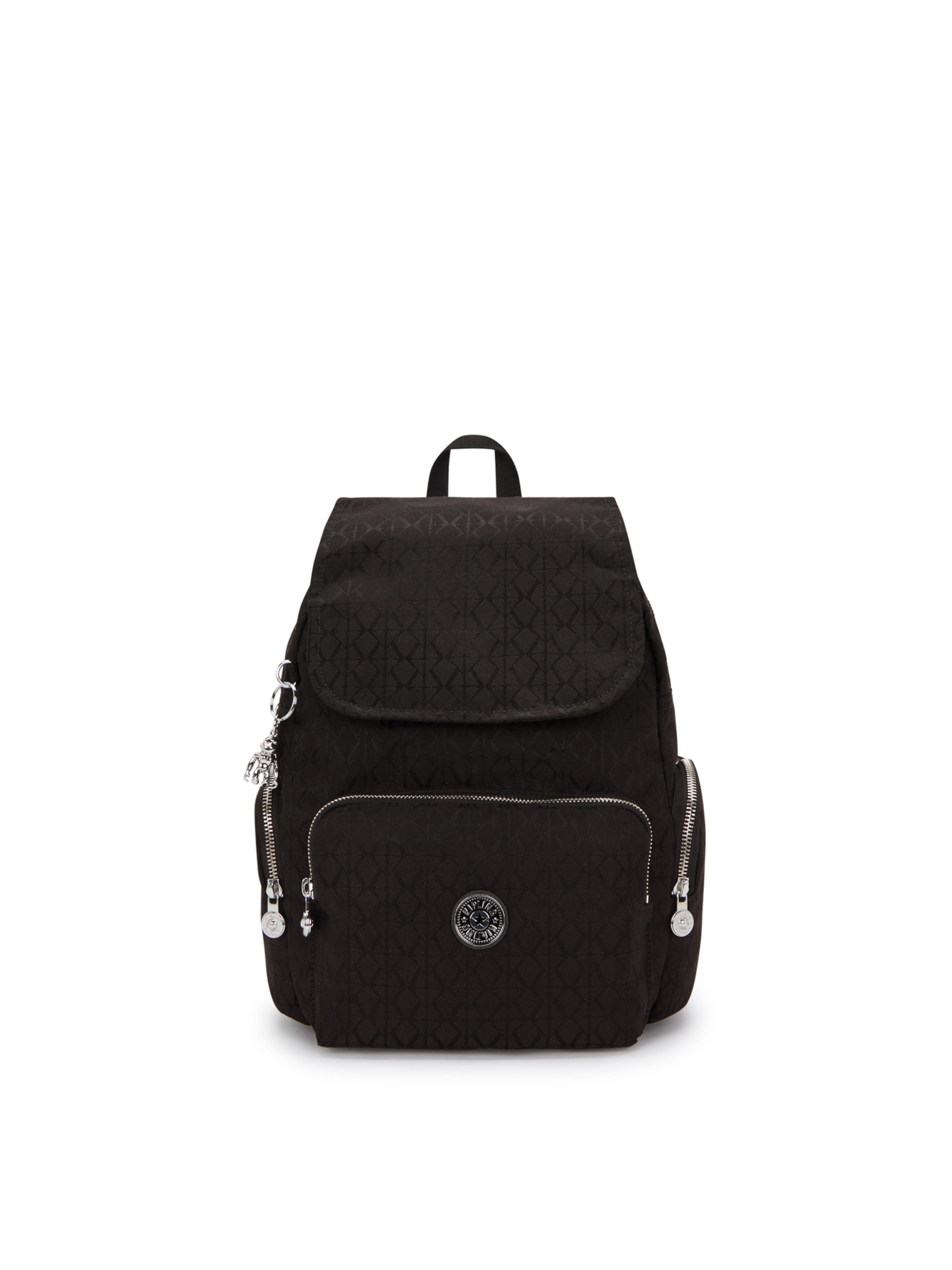 Sac à dos 'City' KIPLING en noir : devant