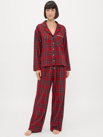 Abercrombie & Fitch Majica za spanje | rdeča barva