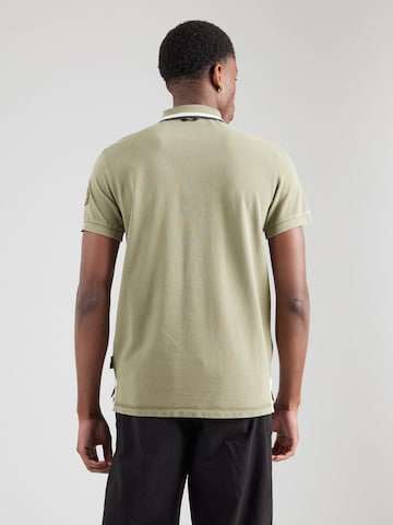 Tricou 'GANDY' de la NAPAPIJRI pe verde: spate