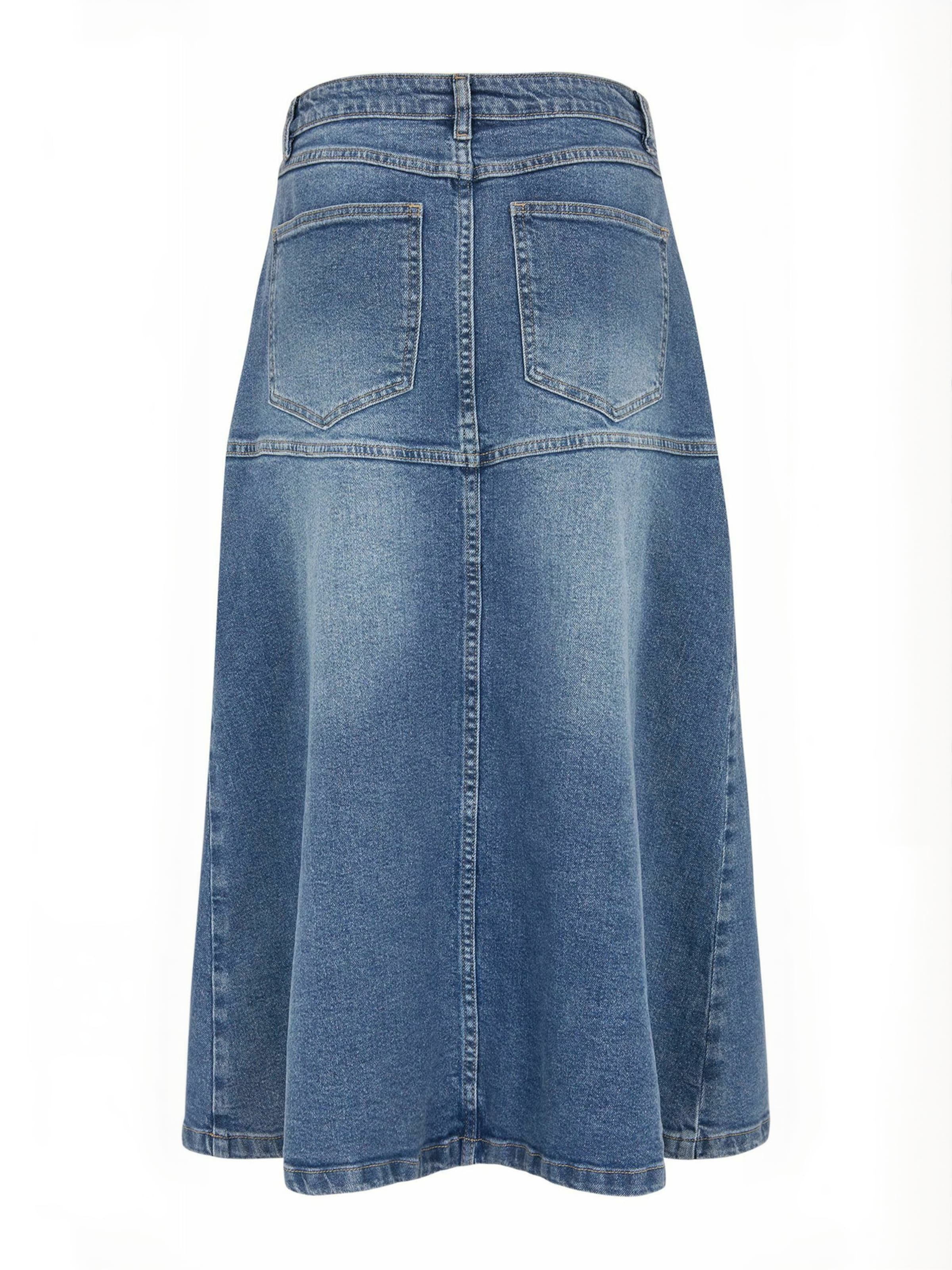 Soft Rebels - Falda ' SRWilla ' en azul: atrás