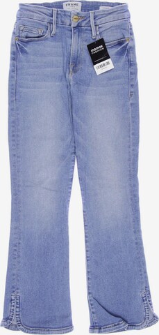 Frame Denim Jeans in 24 in Blue: front