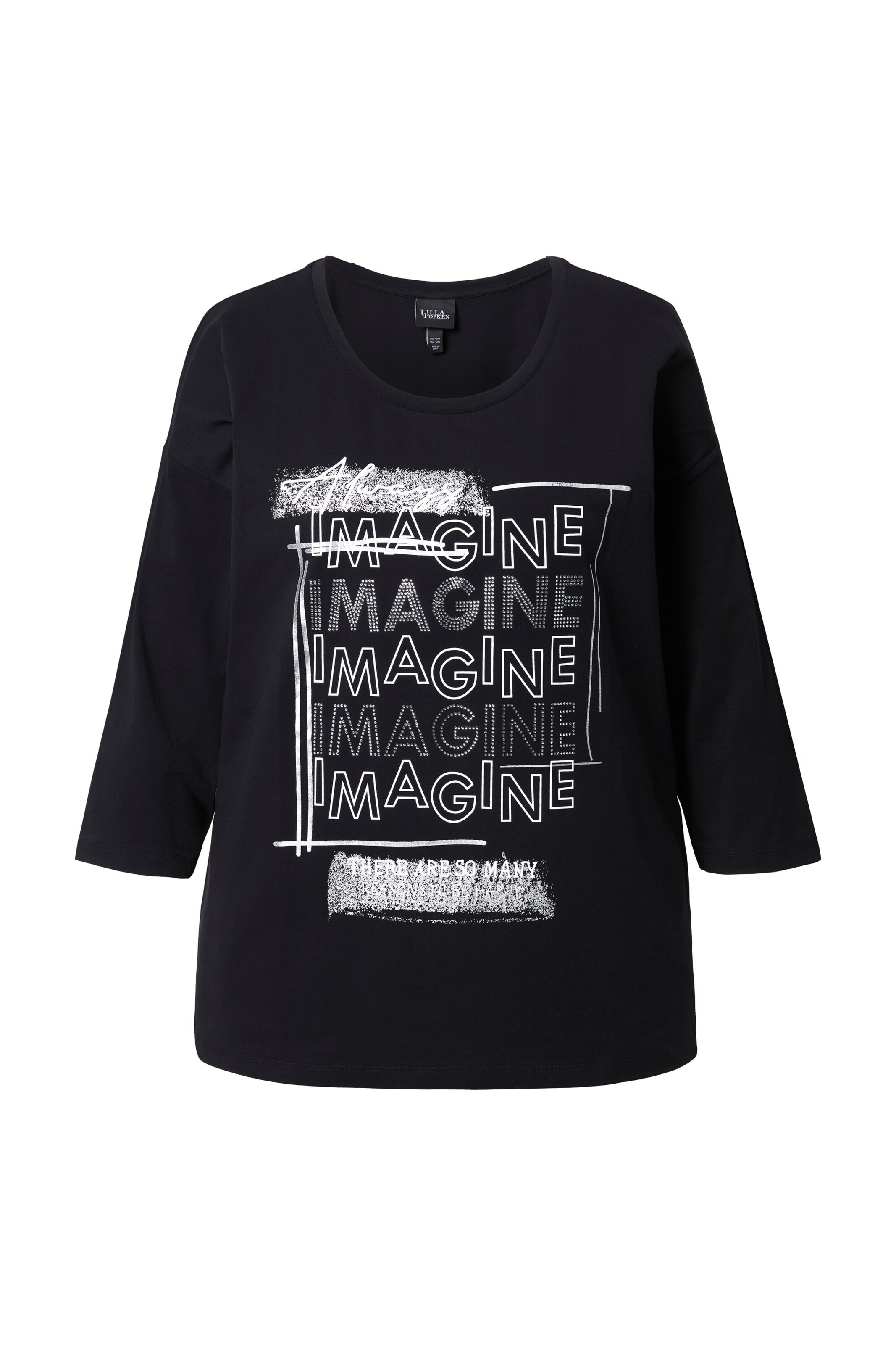 Ulla Popken Shirt in Black: front