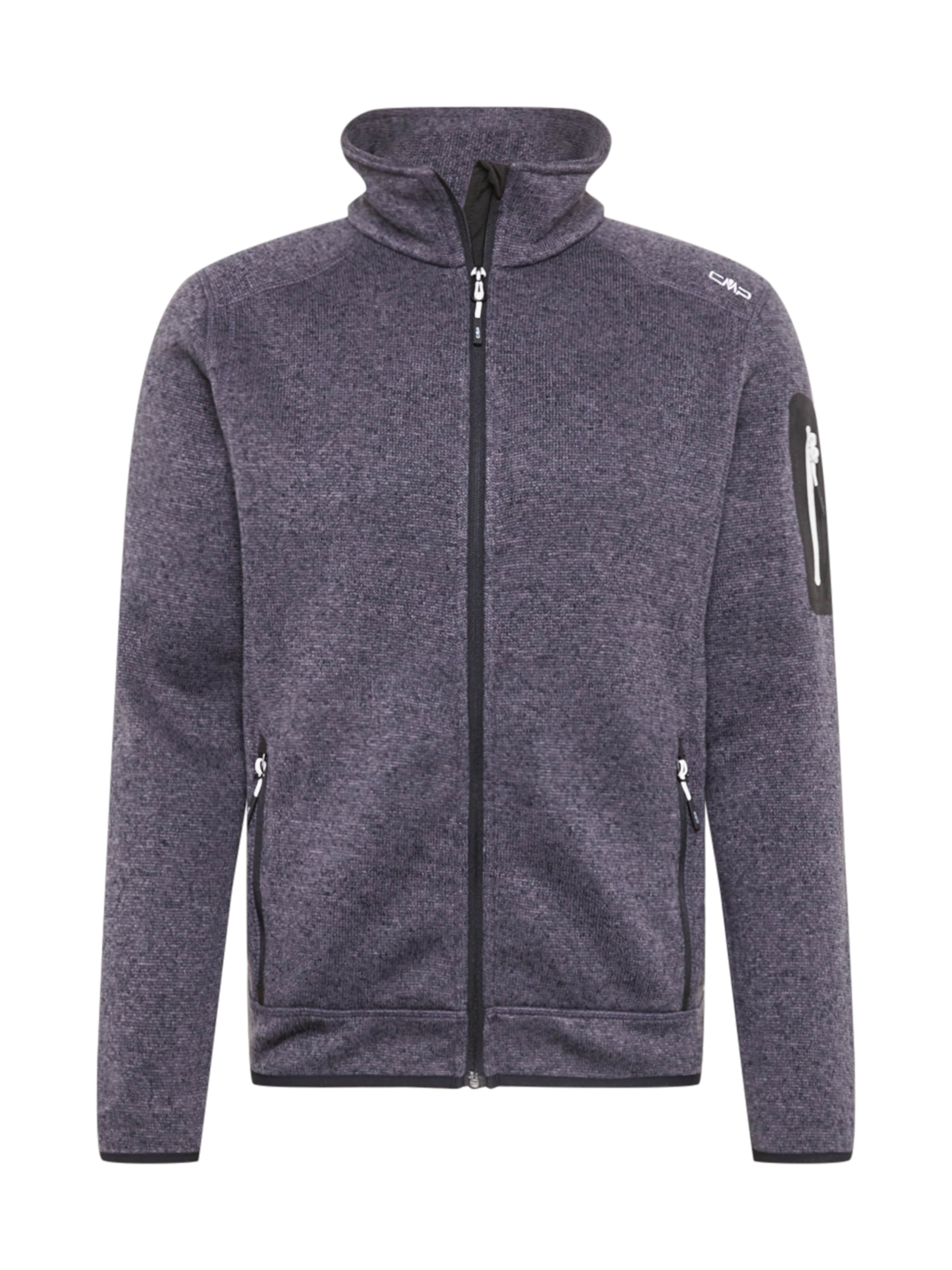 CMP Funktionsfleecejacke in Grau: Vorderseite