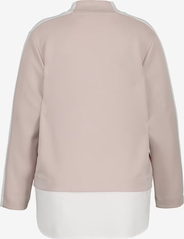 Sweat-shirt Ulla Popken en rose