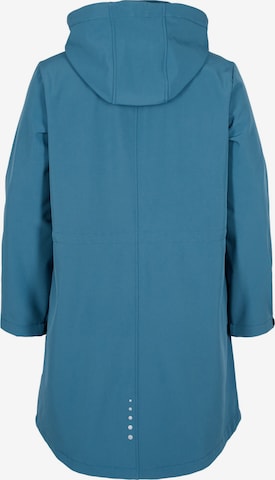 Zizzi Prehodna jakna 'Maura' | modra barva