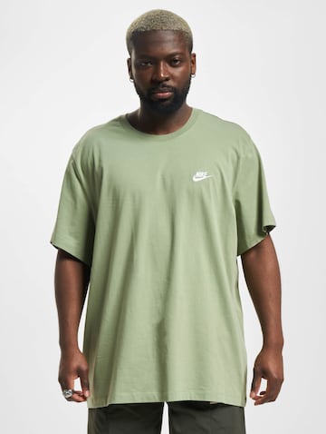 Nike Sportswear Regular fit Shirt in Groen: voorkant
