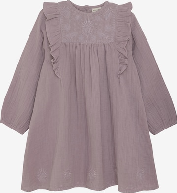 MINYMO - Vestido ' MIDress LS w. Emb ' em roxo: frente