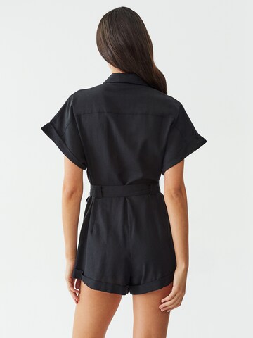 The Fated Jumpsuit 'LOLITA' in Black: back