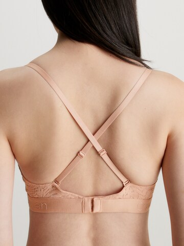 Calvin Klein Underwear T-shirt Bra 'Intrinsic' in Beige