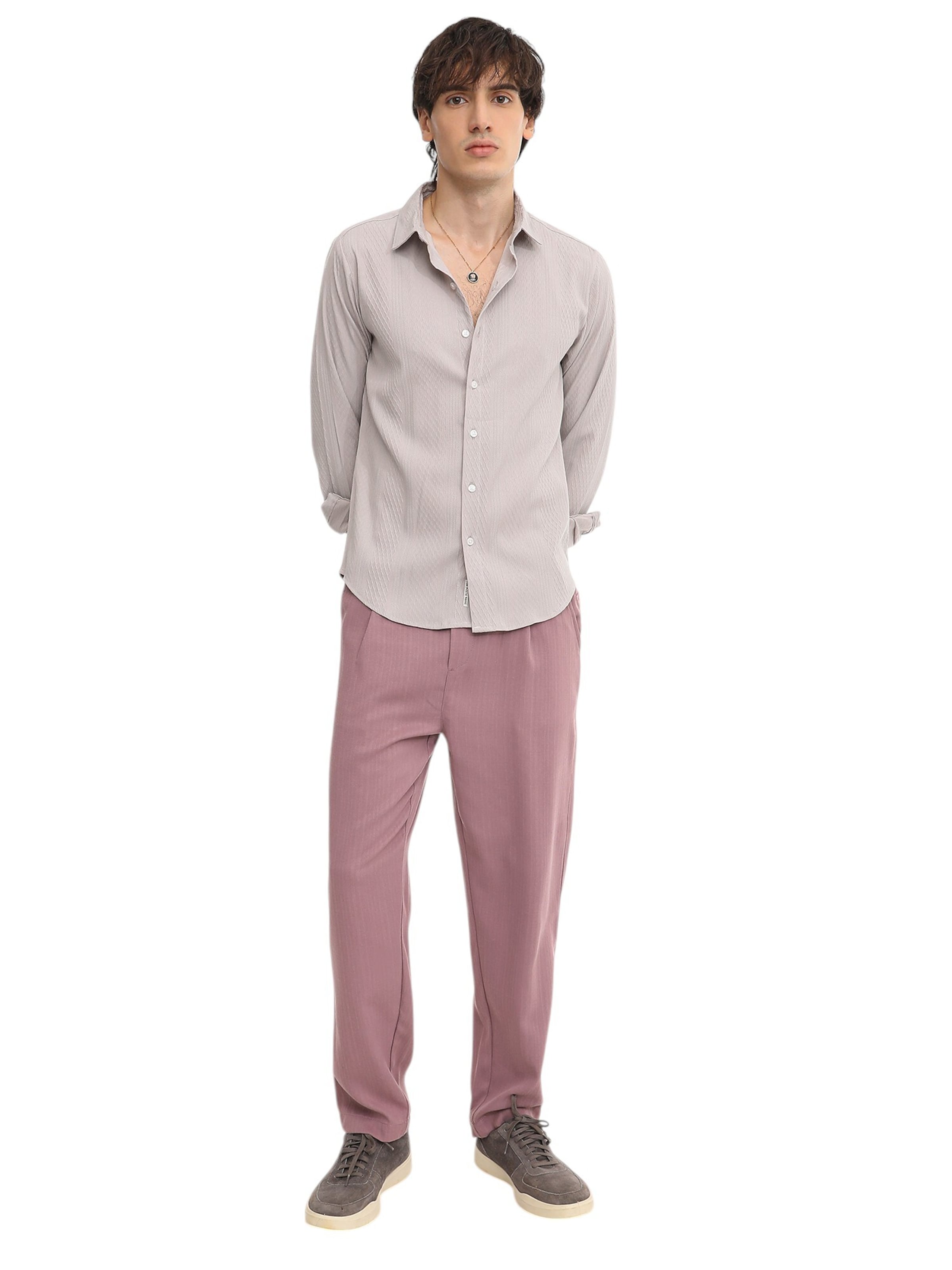 Campus Sutra Средняя посадка Рубашка 'Wendi' в Бежевый