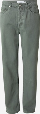 TOPMANregular Hlače - zelena boja: prednji dio