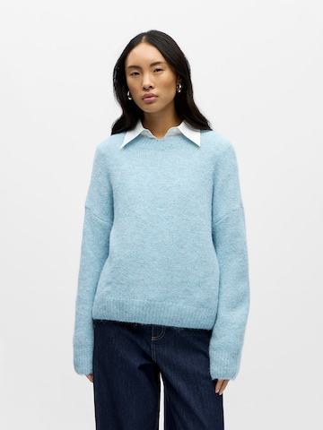 Pullover 'OBJSAGGIA' di OBJECT in blu: frontale