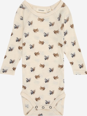 NAME IT - Pijama entero/body 'NBMNALU' en blanco: frente