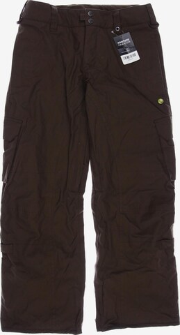 BURTON Pants in XS in Brown: front