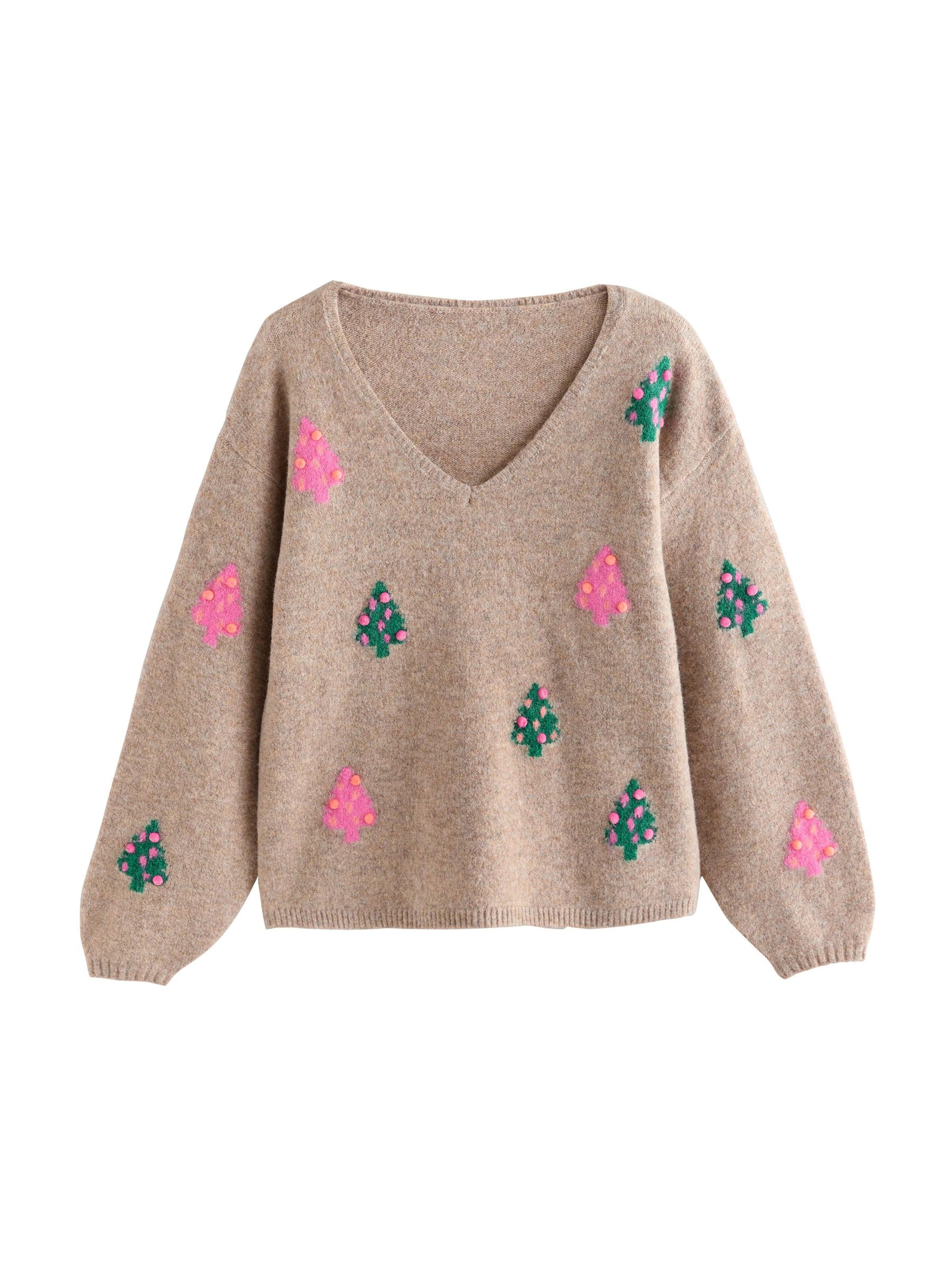 Next Tröja i beige: framsida