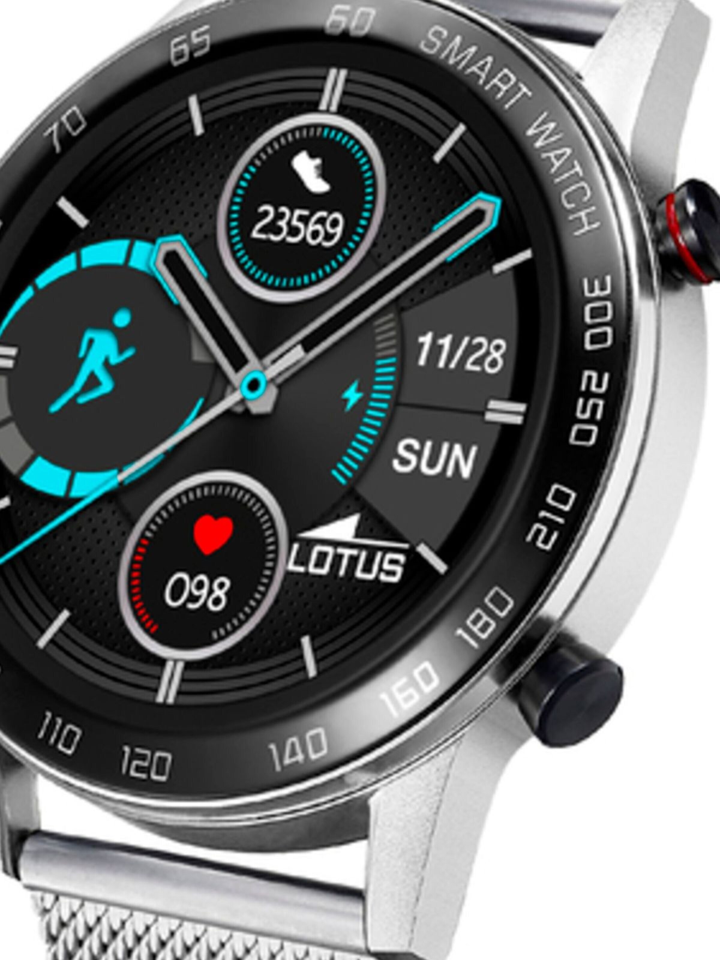 Montre digitale Lotus en gris