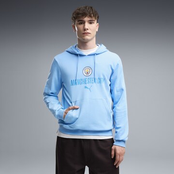 PUMA Athletic Sweatshirt in Blue: front