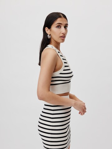 LeGer by Lena Gercke Πλεκτό τοπ 'Evie' σε λευκό