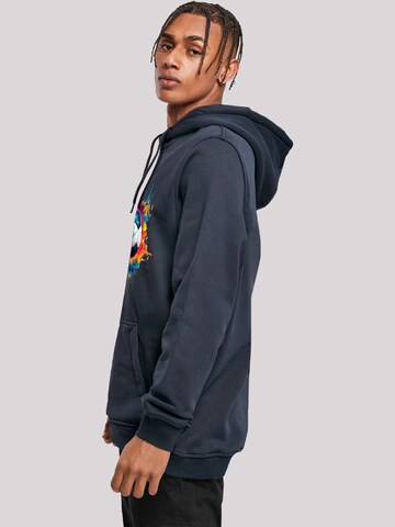 Pull-over 'Bunte Fußball Grafik' F4NT4STIC en bleu