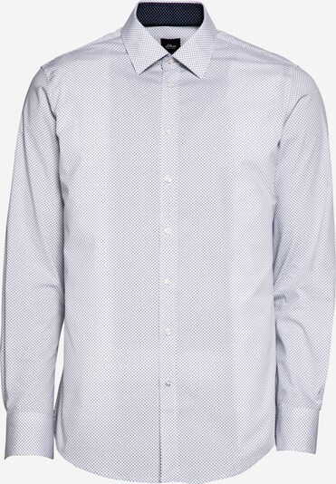 Camicia s.Oliver BLACK LABEL di colore navy / bianco, Visualizzazione prodotti