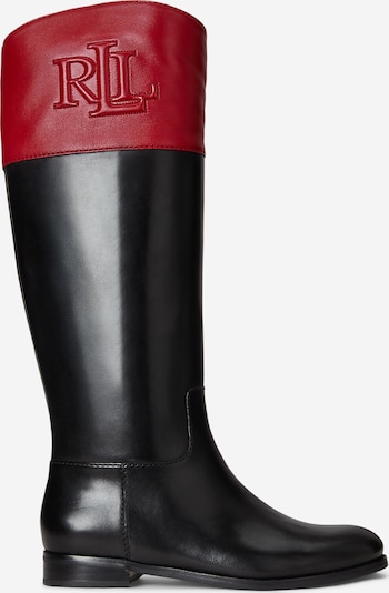 Lauren Ralph Lauren Čižmy 'JUSTINE II' - ohnivo červená / čierna, Produkt