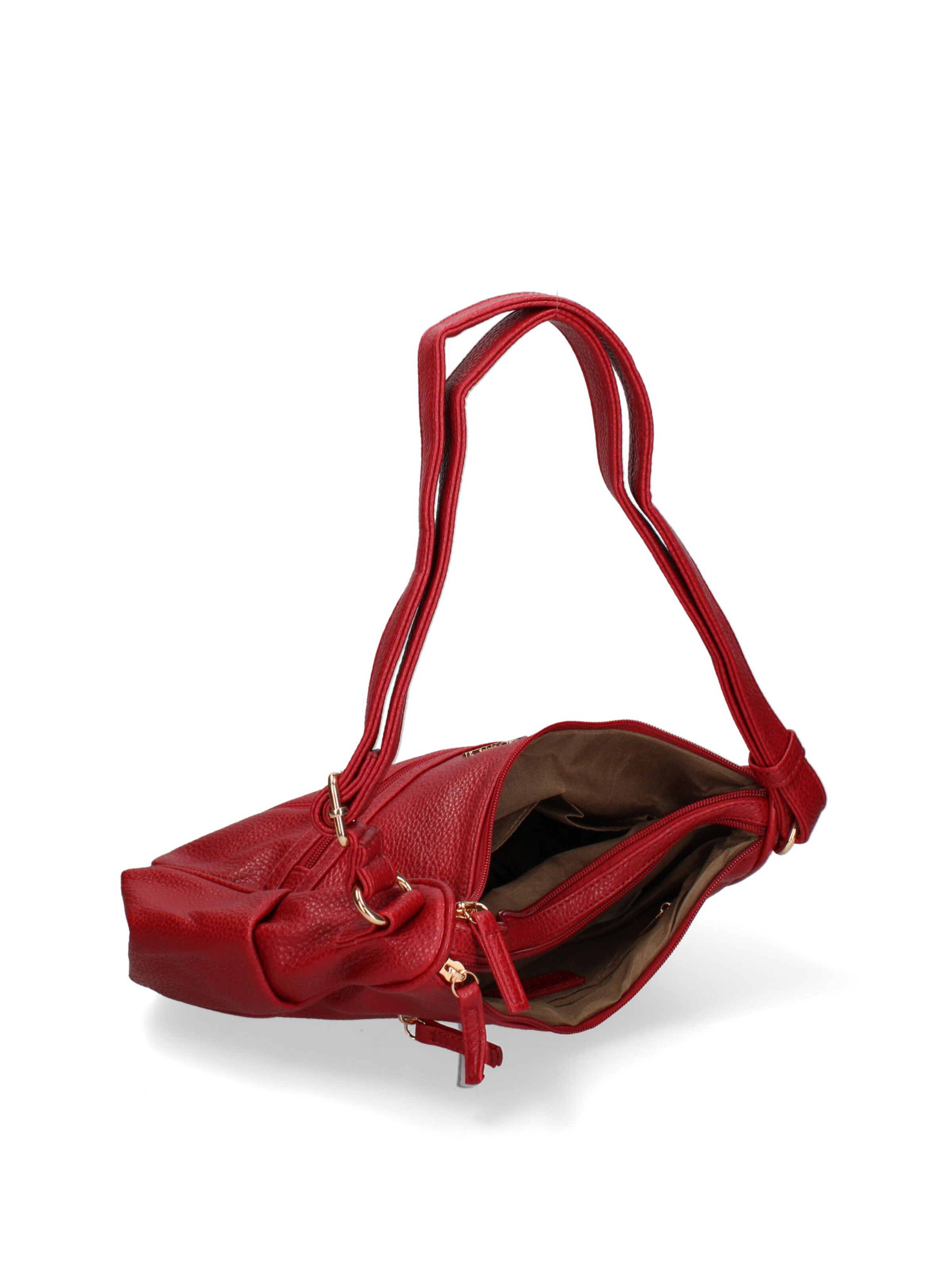 Borsa a tracolla 'Borsa a Tracolla Donna B Cavalli Ecopelle Zip Tasche Multiple 28x24cm' di B. Cavalli in rosso