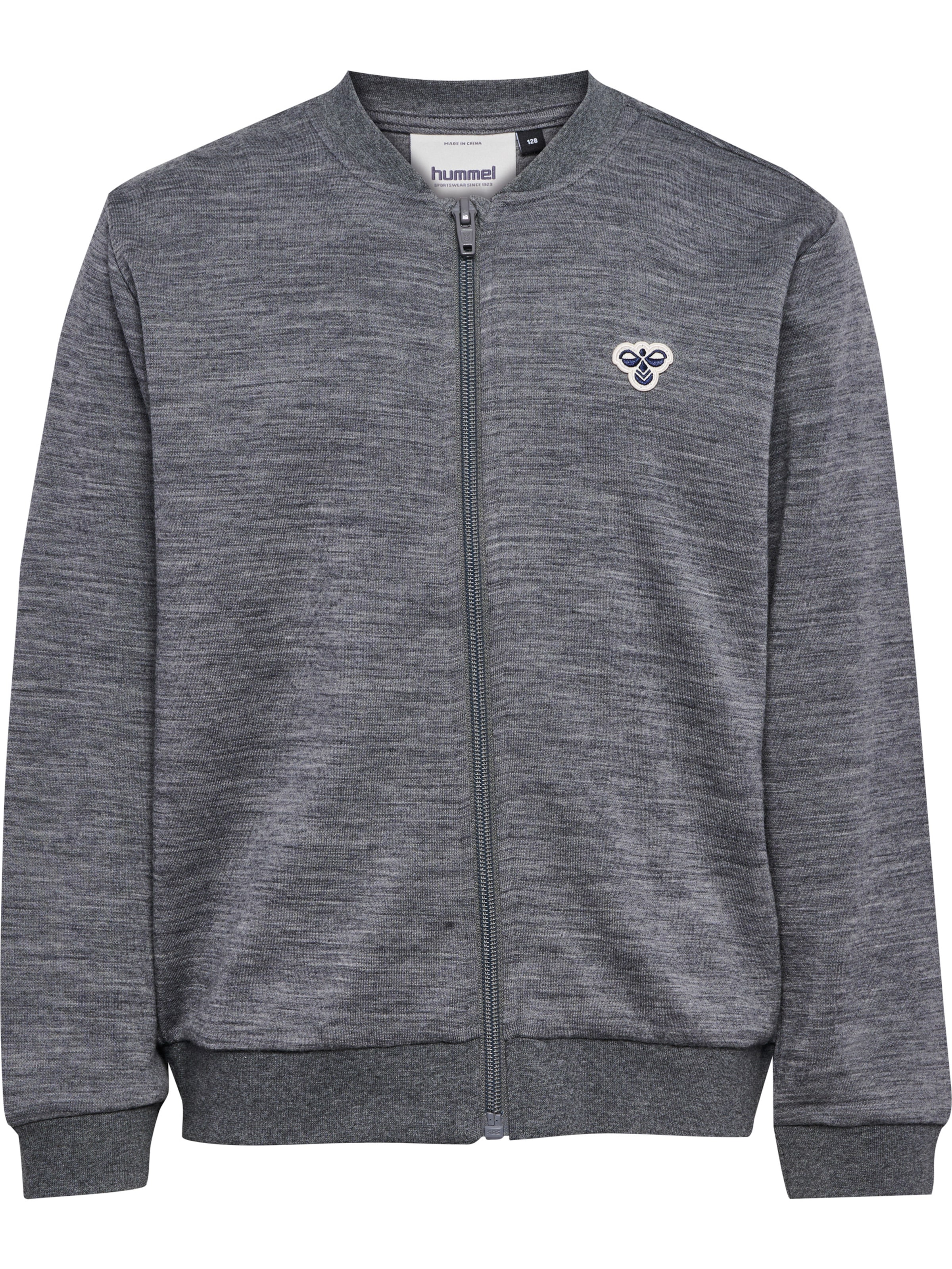 Hummel Sweatjakke i grå: forside