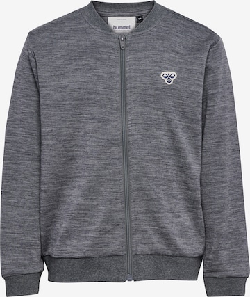 Hummel Zip-Up Hoodie in Grey: front