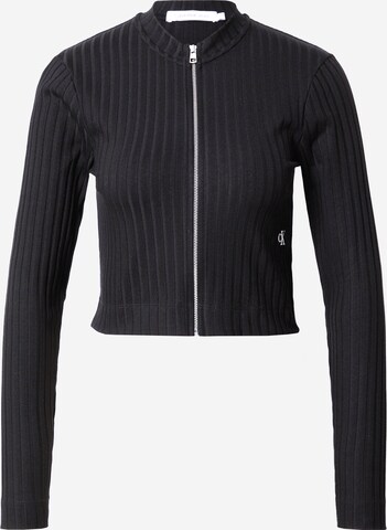 Calvin Klein Jeans Strickjacke in Schwarz: predná strana