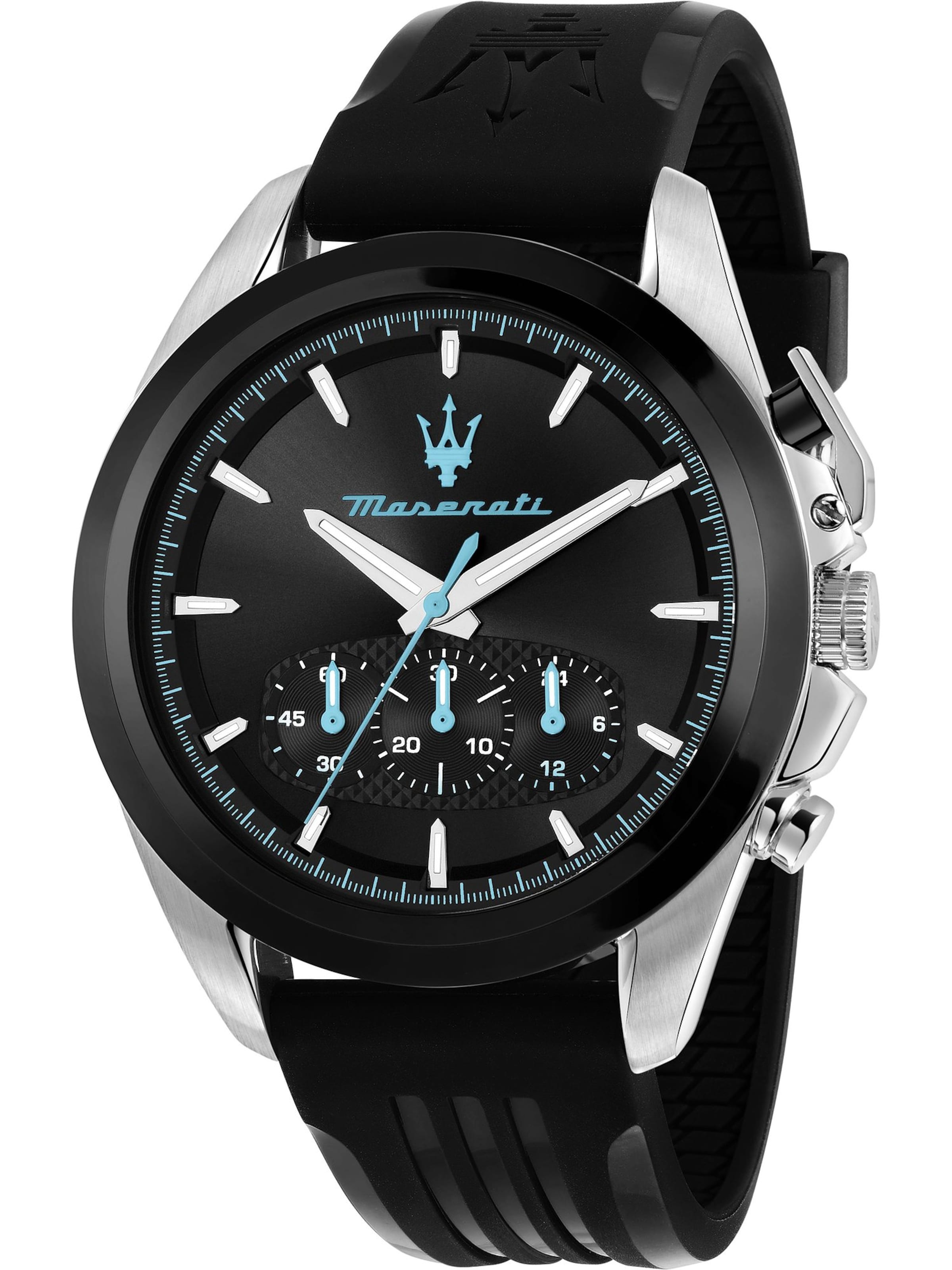 Maserati Analog watch in Black: front