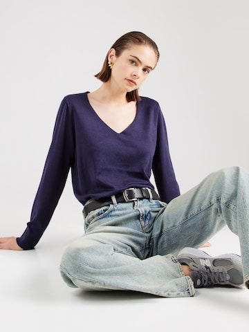 mėlyna VERO MODA Megztinis 'VMSILJE': priekis