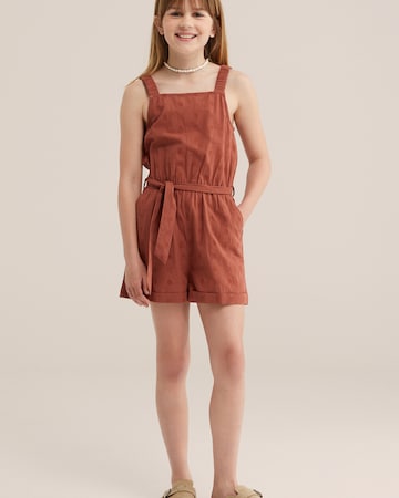 WE Fashion Overall in Braun: Vorderseite