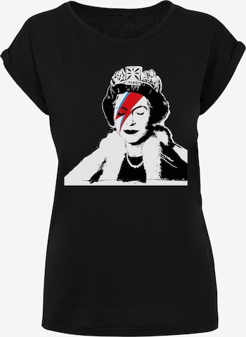 Merchcode Tričko 'Lizzie Stardust' – černá: přední strana