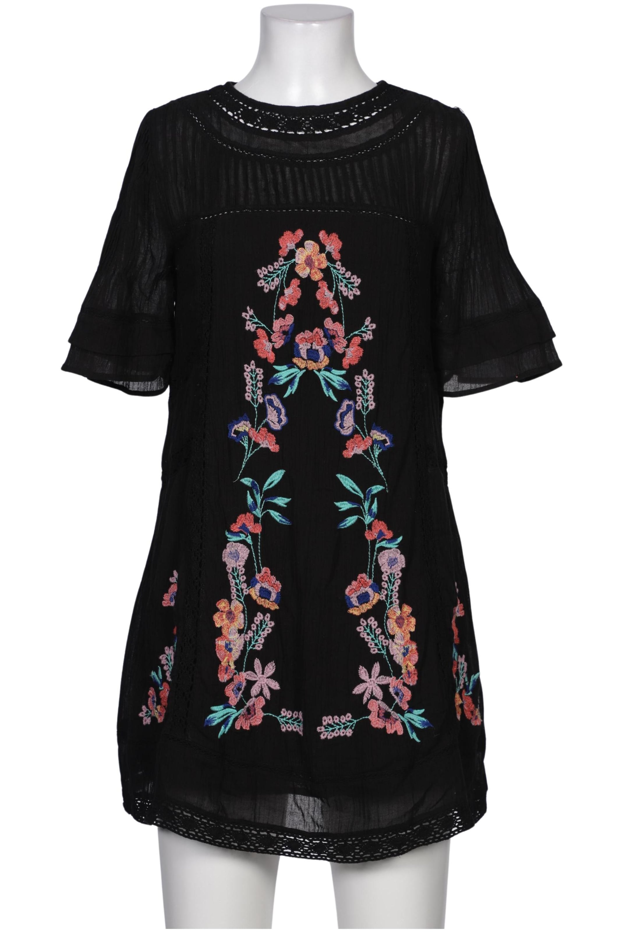 Free People Kleid XS in Schwarz: Vorderseite