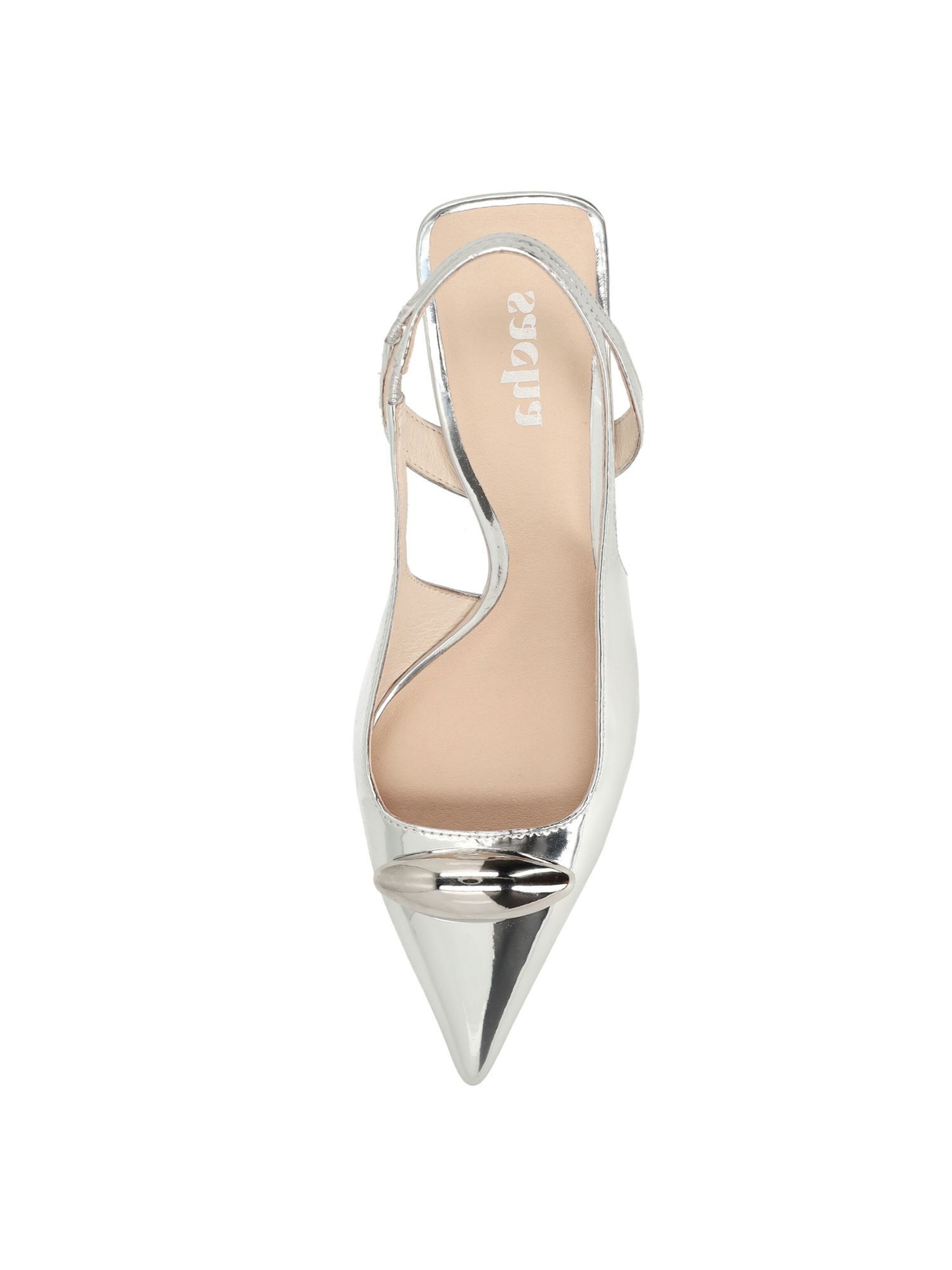 Escarpins à bride arrière SACHA en argent