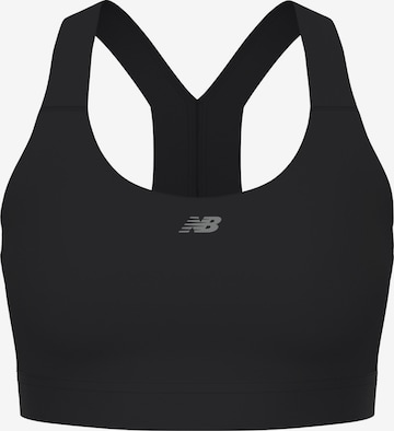 Bustier Soutien-gorge de sport 'Essential' new balance en noir : devant