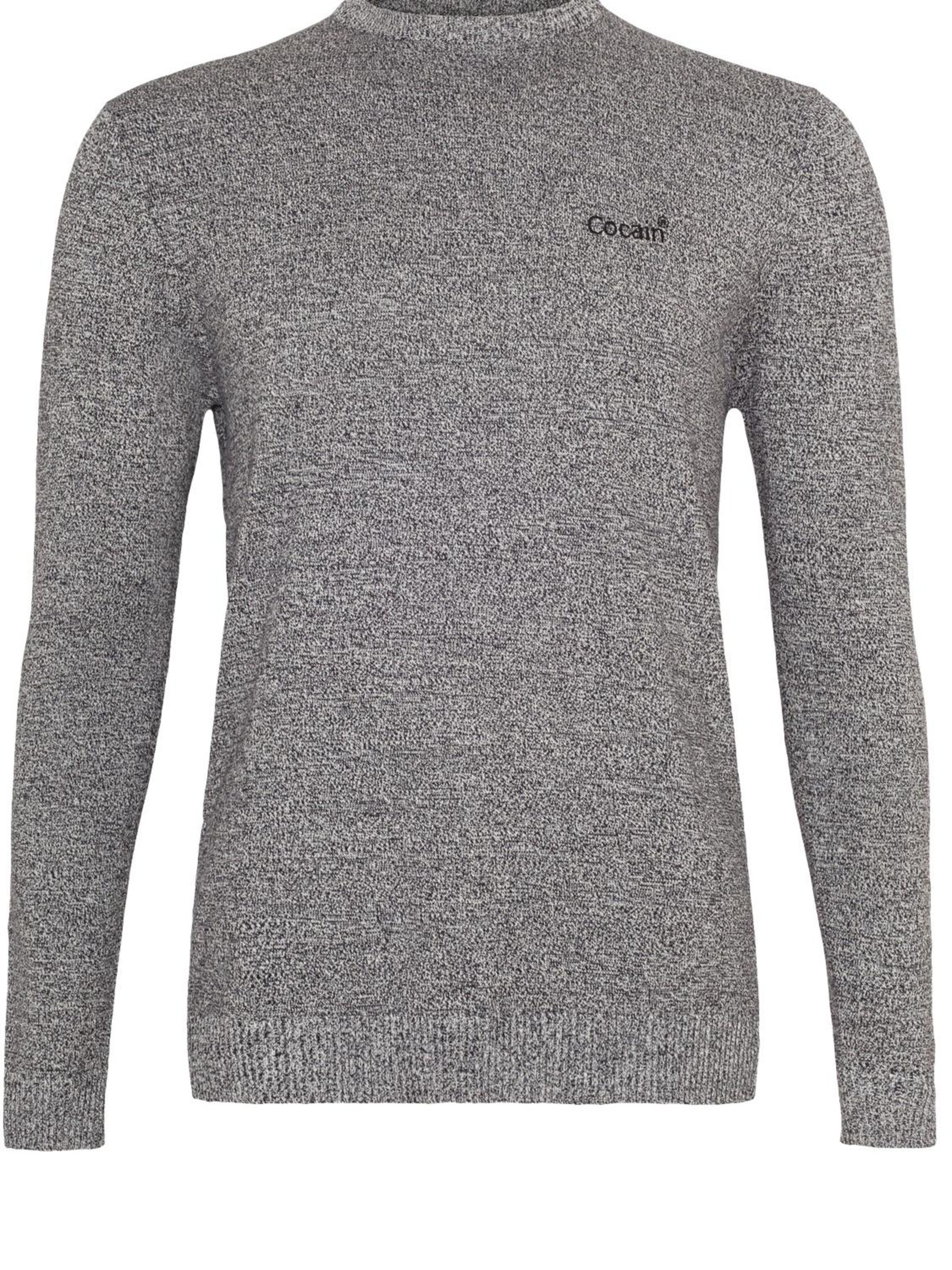 Cocain Underwear Sweater in Grey: front