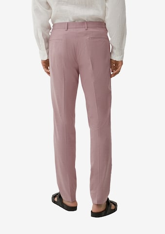 s.Oliver Slim fit Pleated Pants in Pink