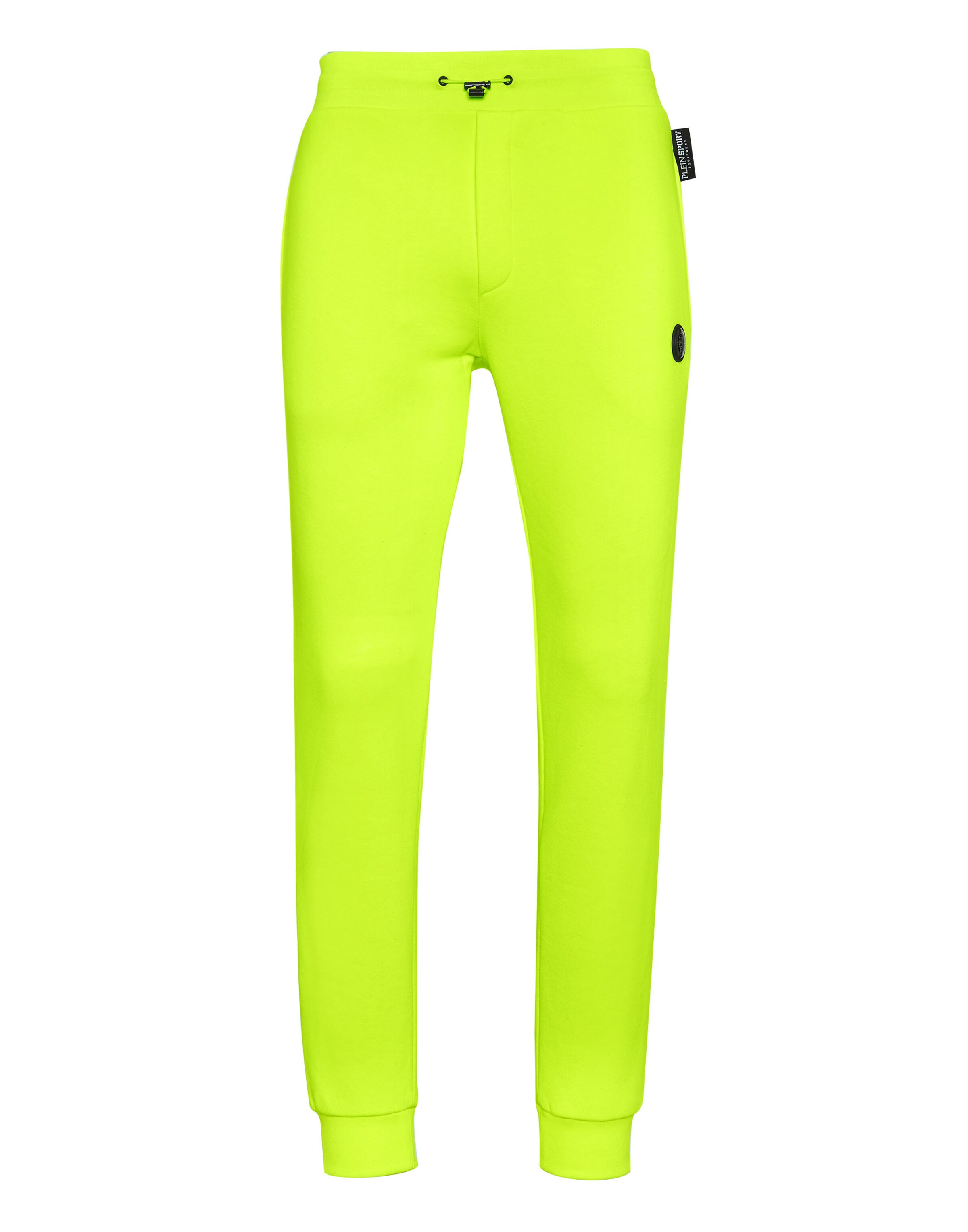 Pantaloni 'Scratch' di Plein Sport in verde: frontale