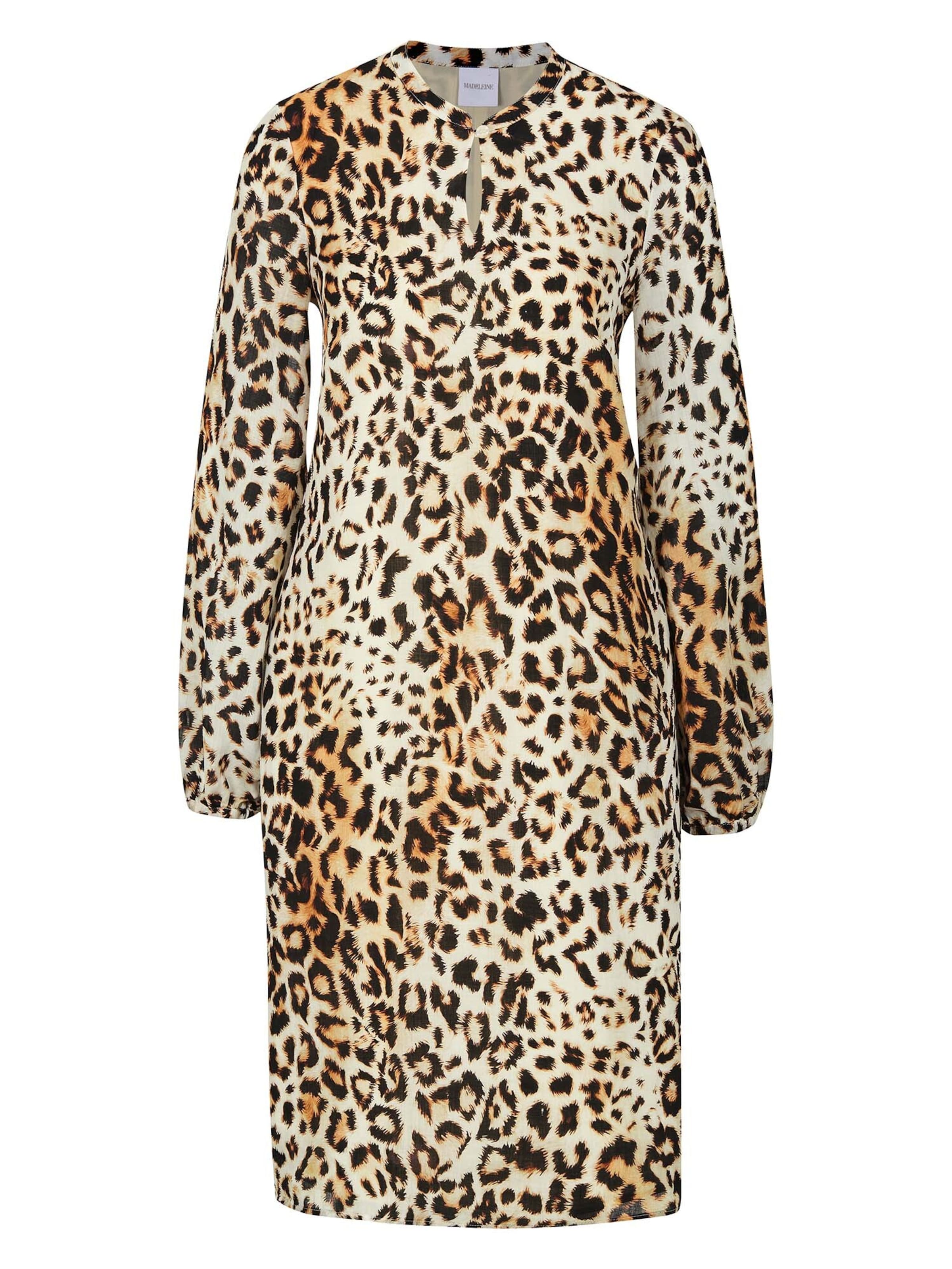 MADELEINE Robe en beige / marron / noir, Vue avec produit