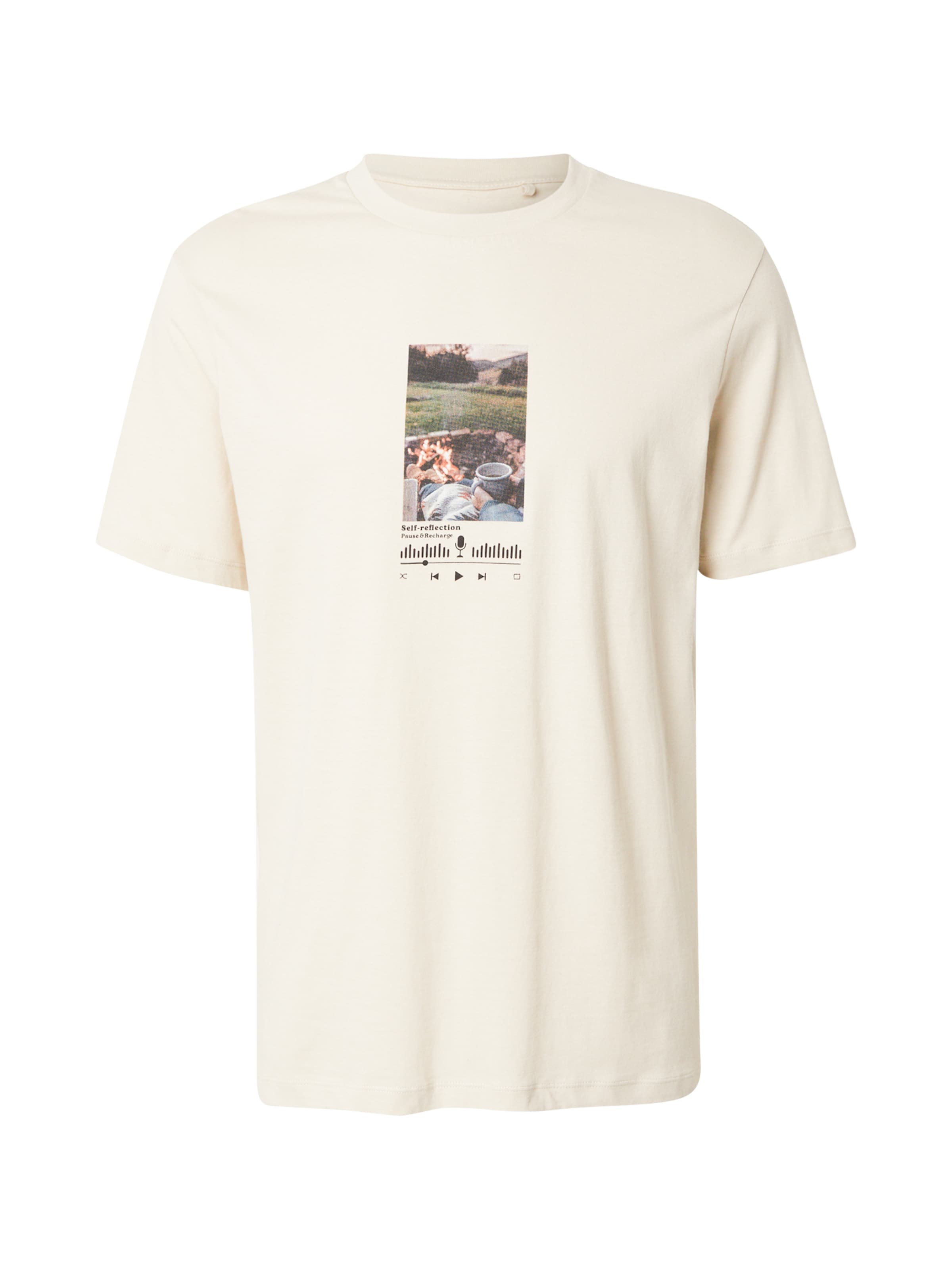 BLEND Majica 'BHKIAM' | siva barva: sprednja stran