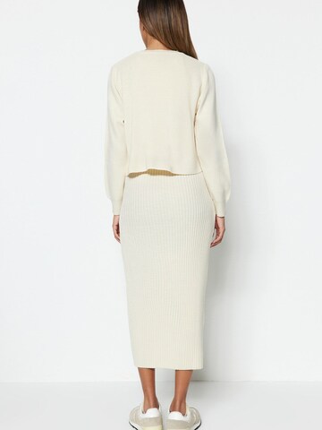 Trendyol Knitted dress in Beige