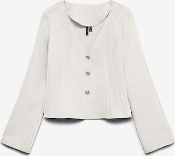 VERO MODA Strickjacke 'VMNora' in Weiß: Vorderseite