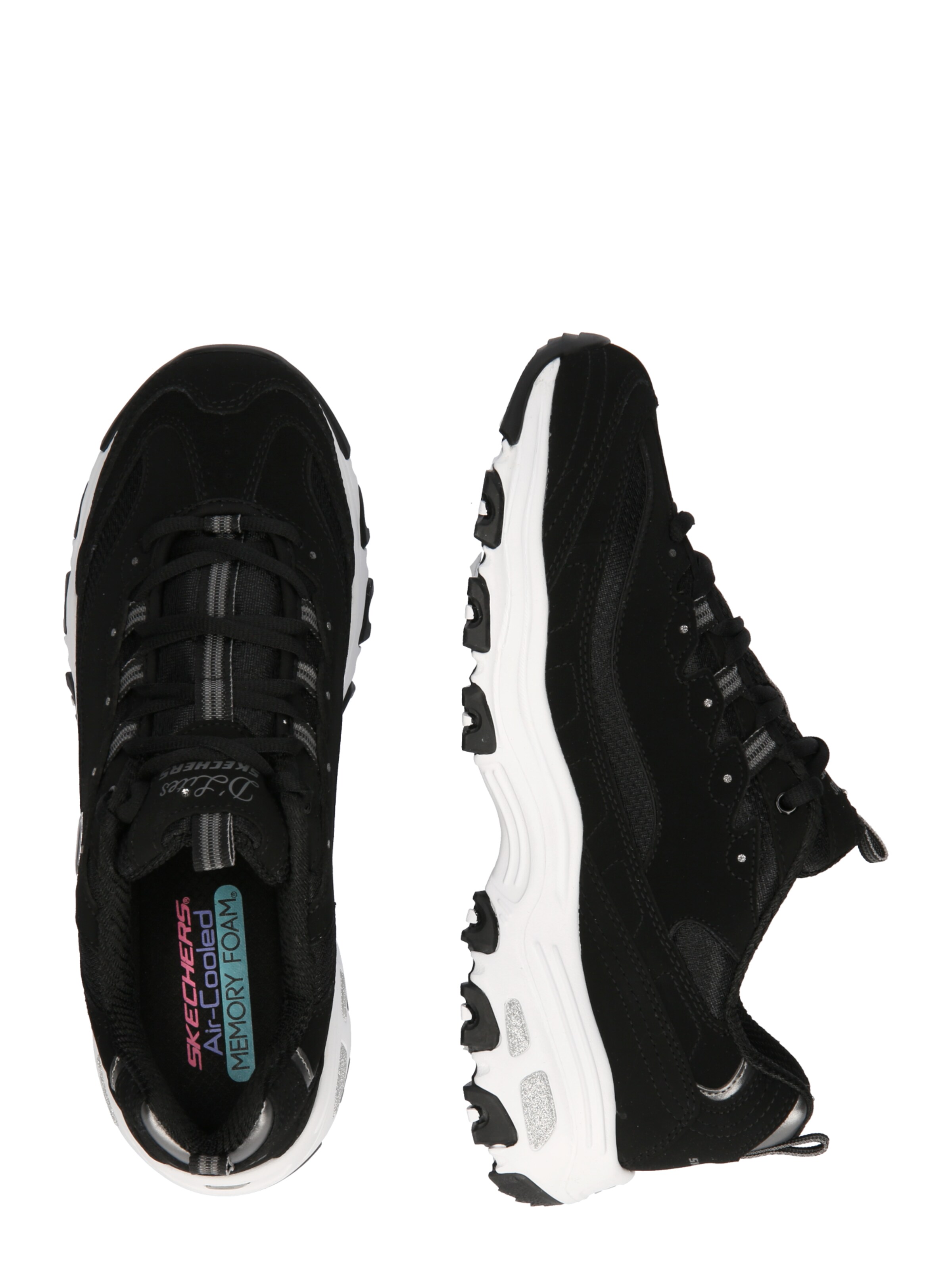 Baskets basses 'Biggest Fan' SKECHERS en noir