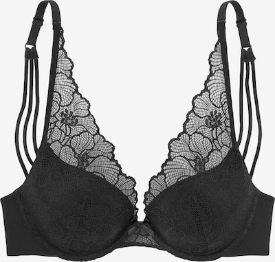 Sutien PETITE FLEUR GOLD pe negru, Vizualizare produs