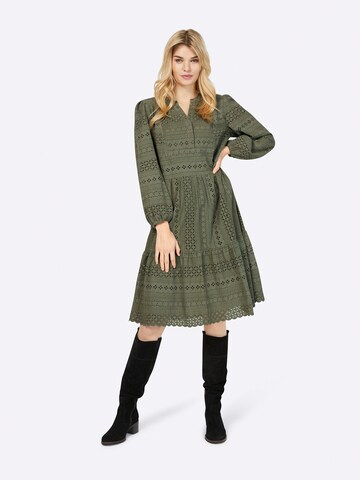 heine Shirt Dress in Green